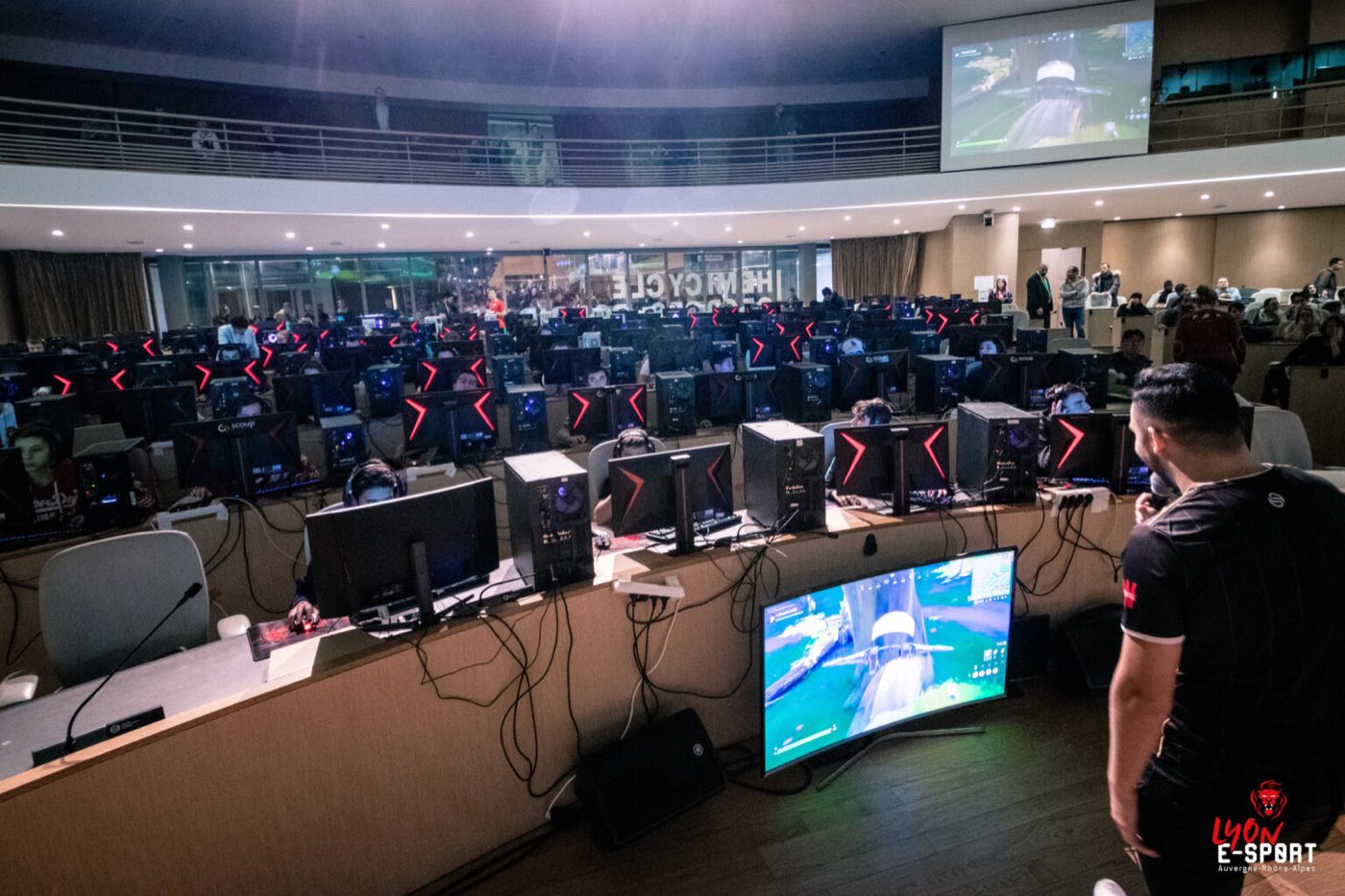 La salle LAN de Lyon e-Sport 2019 au Centre des Congrès de Lyon