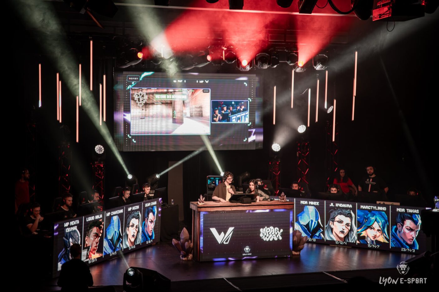 Régie de production live sur un événement Lyon e-Sport