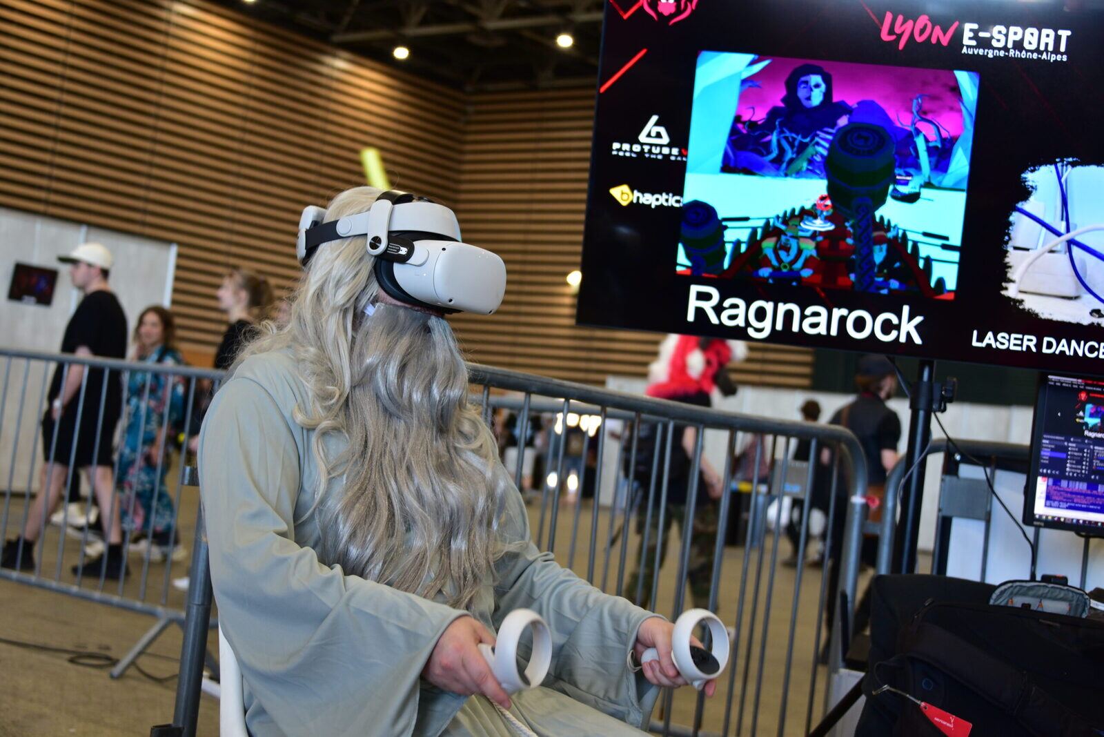 Une zone de réalité virtuelle animée par Lyon e-Sport
